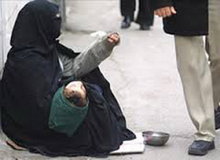 تکدی گری چهره منحوسی از جامعه امروز