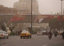 توفان در تهران و بارش برف در ارتفاعات البرز و زاگرس 

