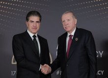 نیچیروان بارزانی و رجب طیب اردوغان در اجلاس آنتالیا درباره تحولات منطقه گفت‌وگو کردند