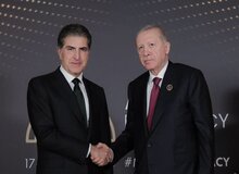نیچیروان بارزانی و رجب طیب اردوغان در اجلاس آنتالیا درباره تحولات منطقه گفت‌وگو کردند