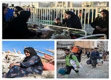 کمک 5 میلیون تومانی به برخی از خانواده های آسیب دیده زلزله کرمانشاه