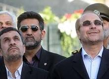 
عکسی جالب از احمدی‌نژاد، قالیباف و لاریجانی
