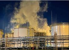 پهپادهای تهاجمی اوکراینی به یک پالایشگاه نفت در عمق خاک روسیه حمله کردند