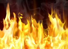 آتش‌سوزی در کارگاه مبل‌سازی در جاده مخصوص کرج

